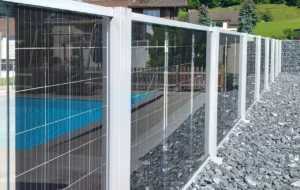 Solarzaun Sichtschutz Pool Teaser
